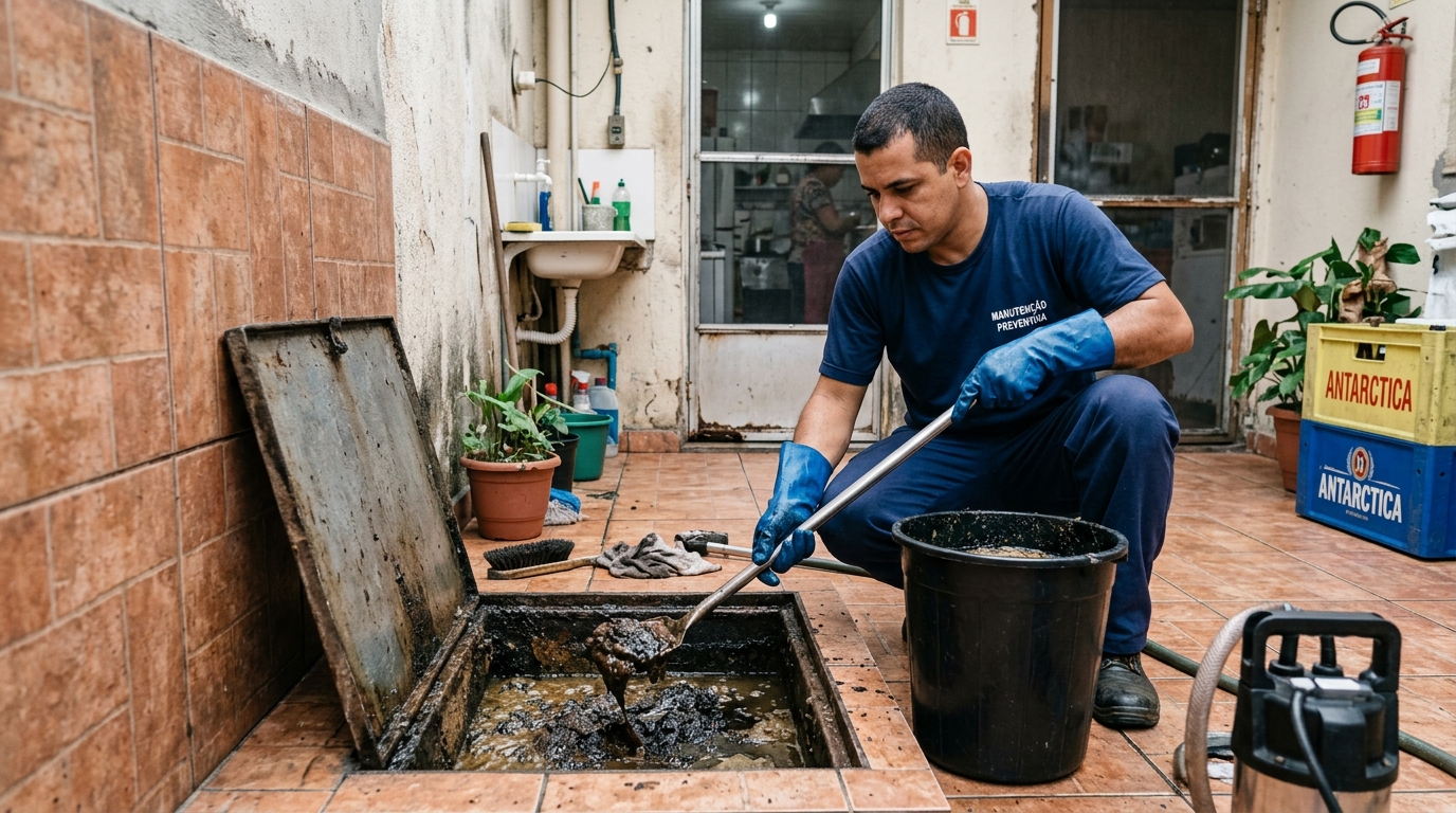 Limpeza de Caixa de Gordura perto de mim em Petrolina‑PE